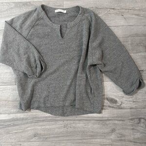 Alternative Fleece Crewneck Sweatshirt – Heather Gray – Size Large